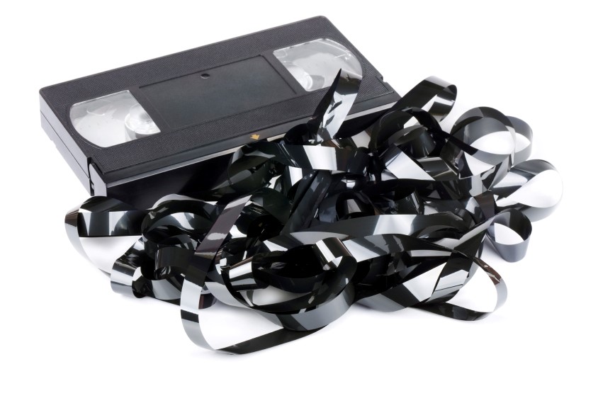 Broken VHS Tape