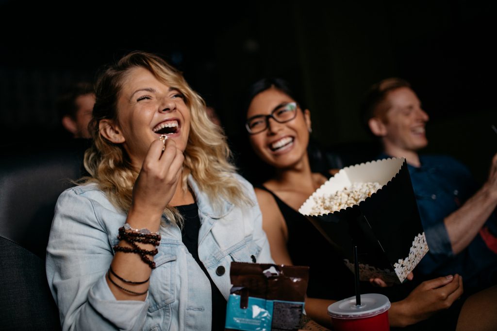 Watching a Comedy Film
